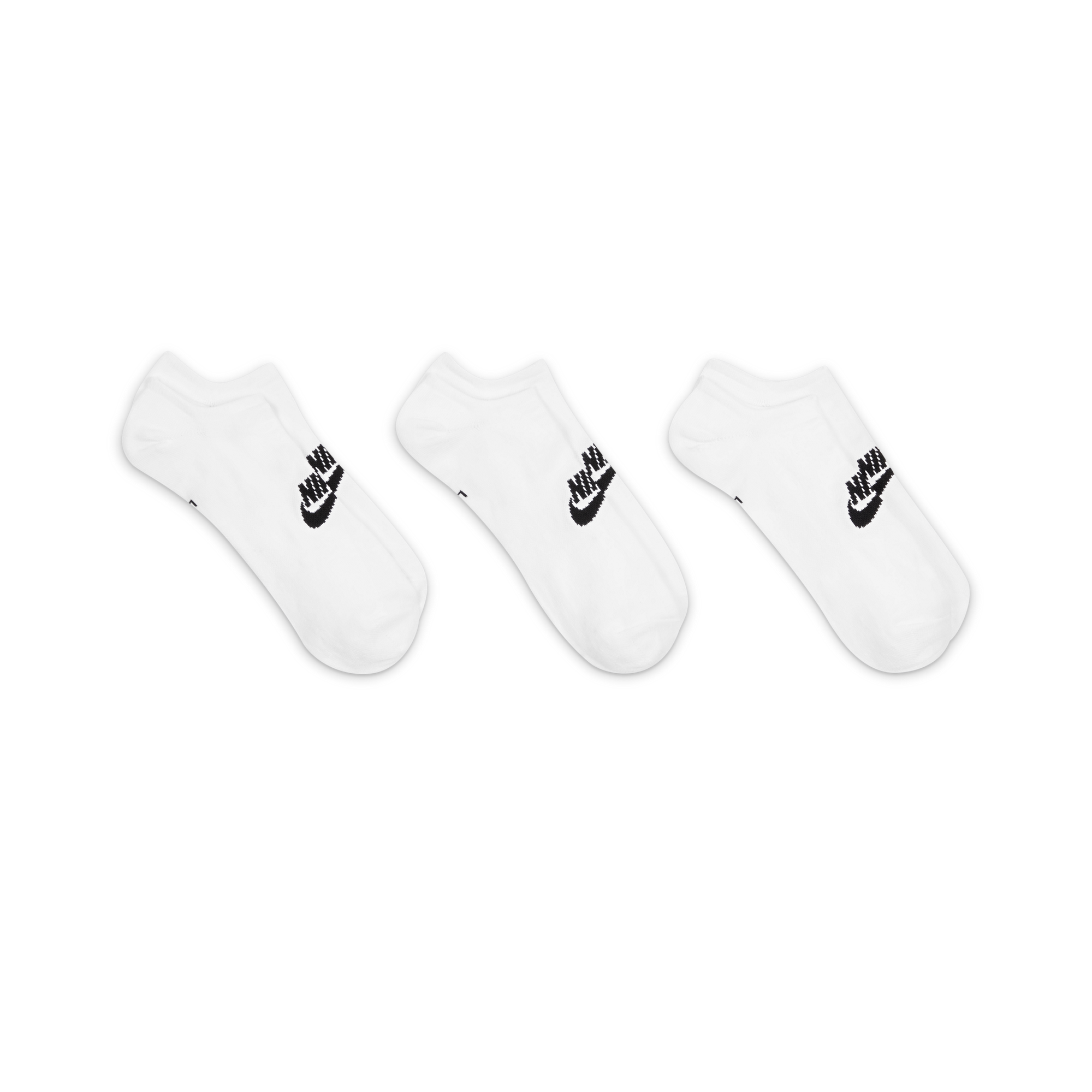 Nike Sportswear Everyday Essential No-Show Socks (3 Pairs) DX5075-100
