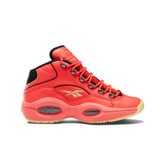 Reebok Question Mid Hot Ones.Limited edition. Neon cherry, black, yellow 9.5 Reebok Hot Ones x Question Mid  main image 4