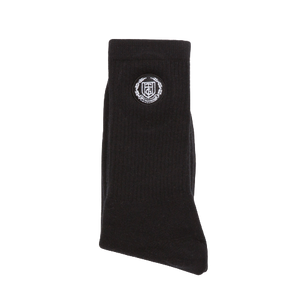 CREST RIB SOCKS HTG230182-BLACK