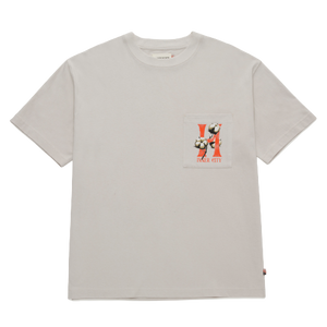 COTTON H SS TEE HTG230190-SAND