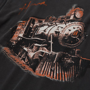 TRAIN GRAPHIC SS TEE HTG230197-BLACK