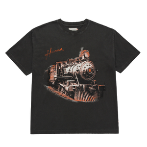 TRAIN GRAPHIC SS TEE HTG230197-BLACK