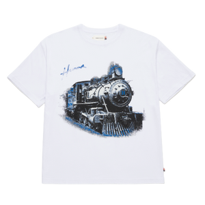 TRAIN GRAPHIC SS TEE HTG230197-WHITE