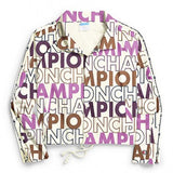 Champion LIFE Big Block Text Cropped Jacket Women