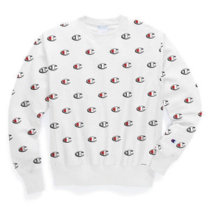 Champion LIFE Reverse Weave All Over Print Crew Sweatshirt