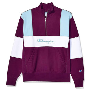 Champion LIFE Reverse Weave Colorblock 1/4 Zip Sweatshirt