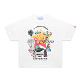 Jungles I THOUGHT CALIFORNIA SS TEE WHITE SS-ITC-W