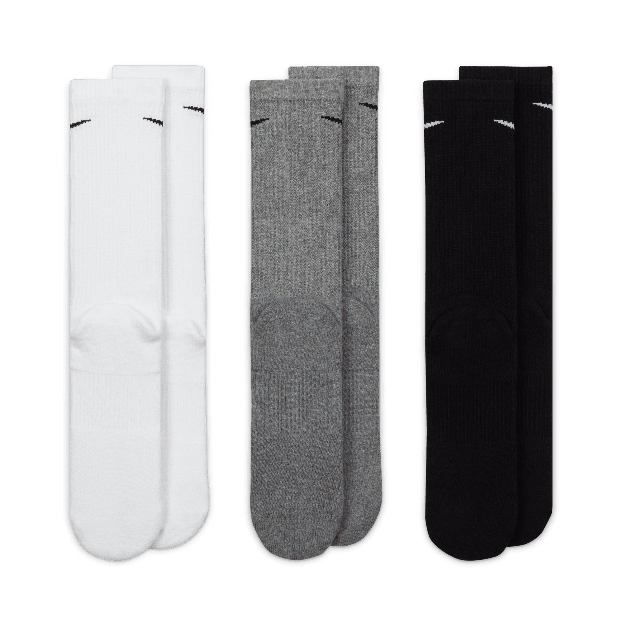 Nike Everyday Plus Cushioned Crew Socks (3 Pairs) SX6888-964