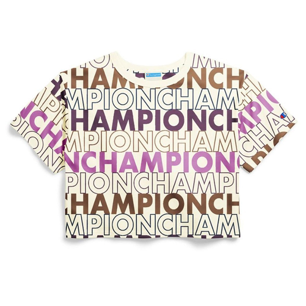 Champion LIFE Big Block Text Short Sleeve T-Shirt Women