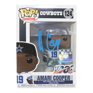 [Autographed] NFL Cowboys #124 Amari Cooper Pop! Vinyl Figure
